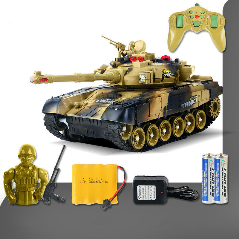 Ferngesteuertes Panzer-Spielzeugauto kann Ketten-Geländefahrzeug starten