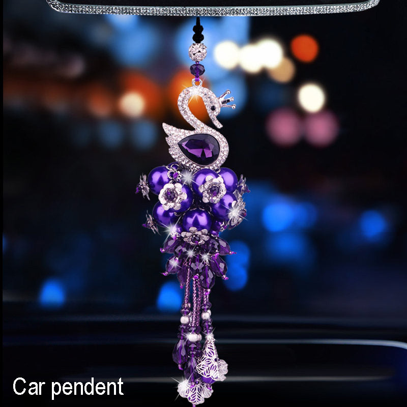 Crystal Diamond Car Accessories – Purple Collection