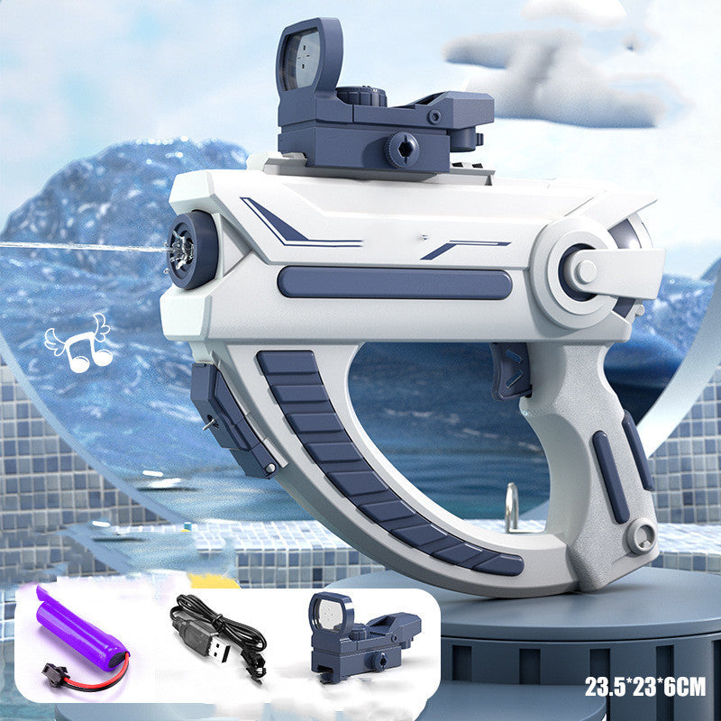 Pistolet à eau électrique entièrement automatique d'été, rechargeable, longue portée, tir continu, jeu de fête, cadeau pour enfants
