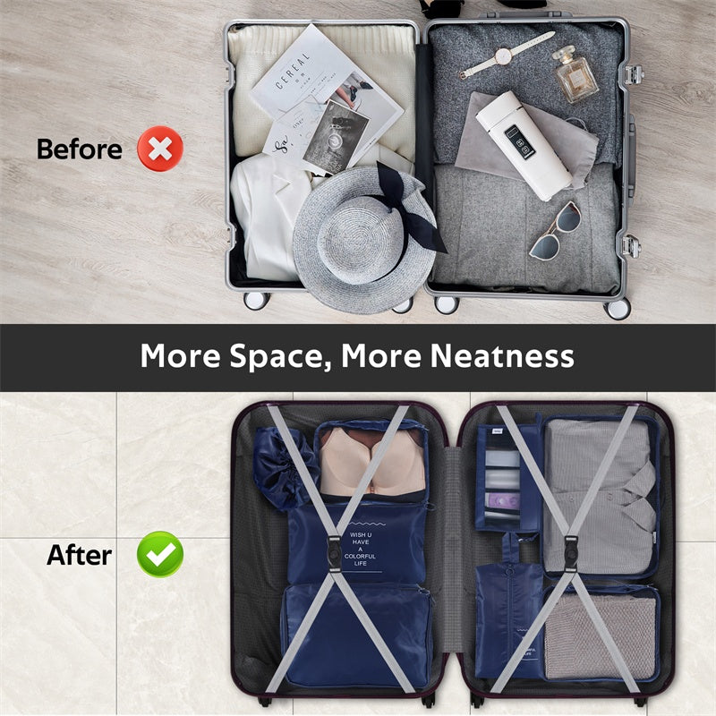 9-Piece Storage Bag Set – Travel & Home Organizer