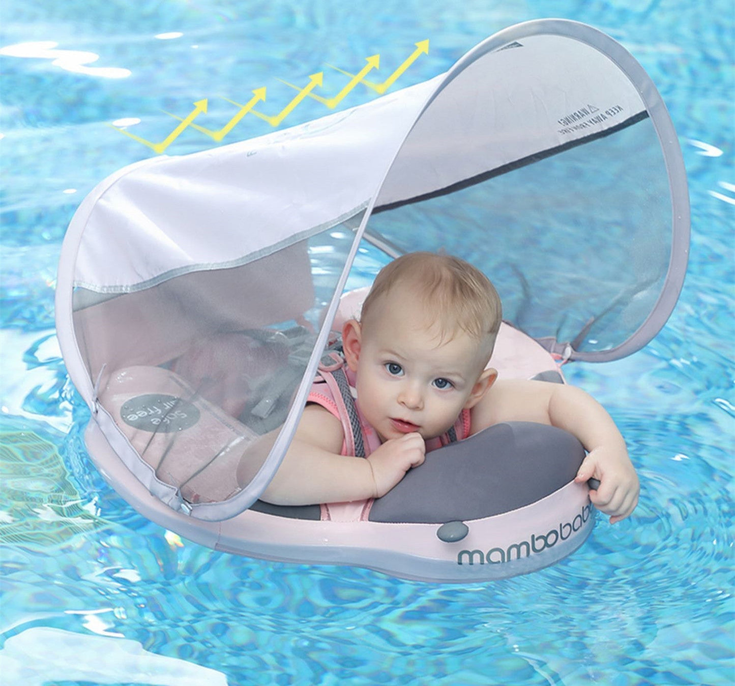 Infant And Toddler Swimming Ring Sunscreen And Sunshade