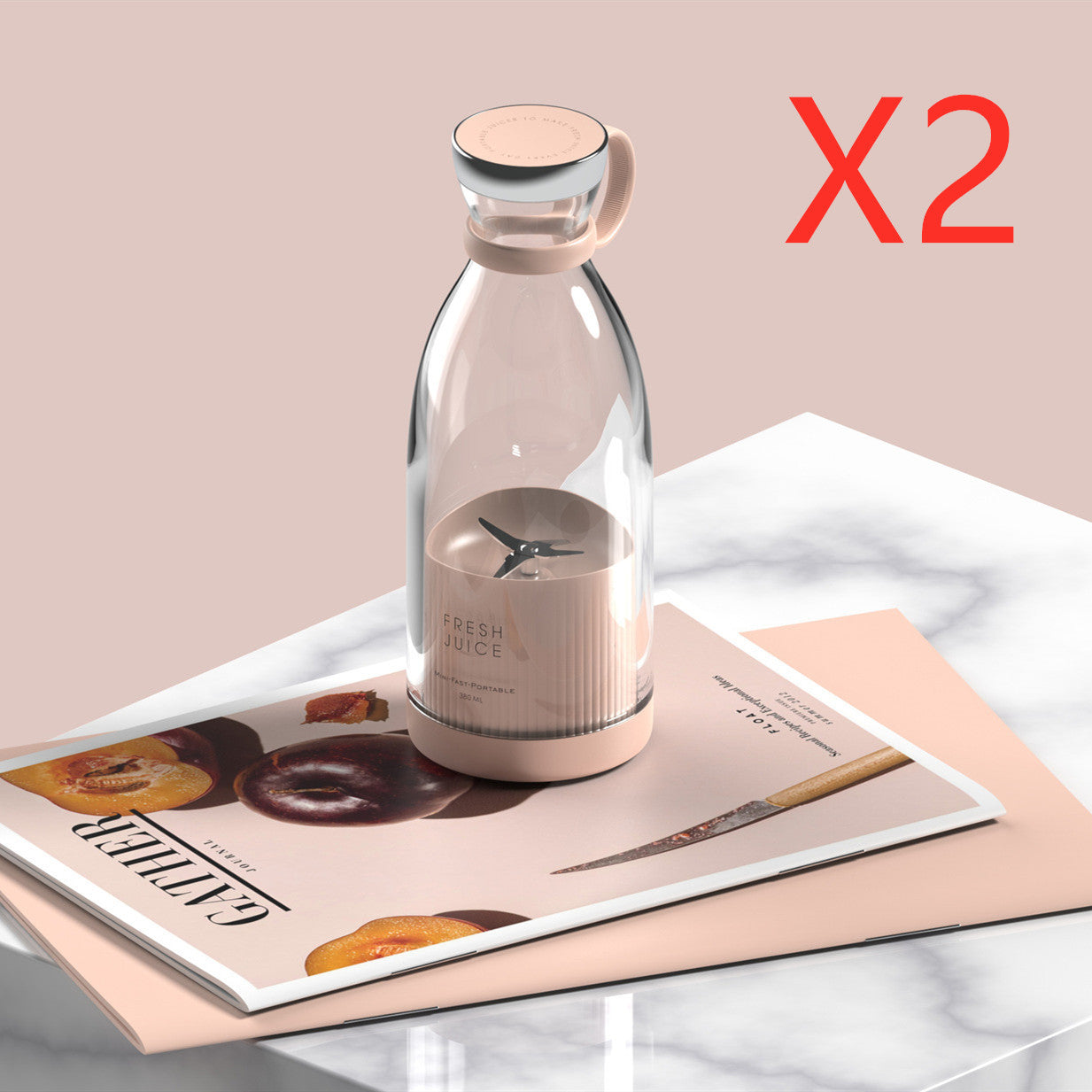 Mixeur Portable USB Rechargeable 350 ml – Smoothies & Jus Frais