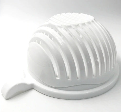 60-Second Salad Cutter Bowl – Quick & Safe Vegetable Chopper