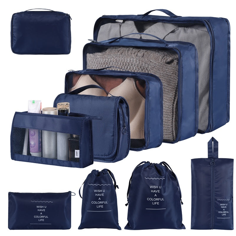 9-Piece Storage Bag Set – Travel & Home Organizer