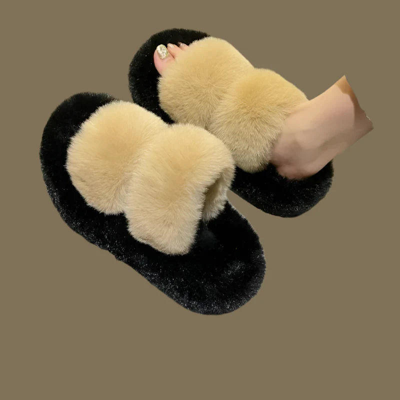 PANTOUFLE GRENOUILLE DUVETEUSES