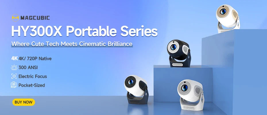 Magcubic – projecteur natif 1080P 650ANSI 4K Android11 L018, avec Correction automatique du Keystone, mise au point, Wifi6 BT5.2, film Portable pour l'extérieur