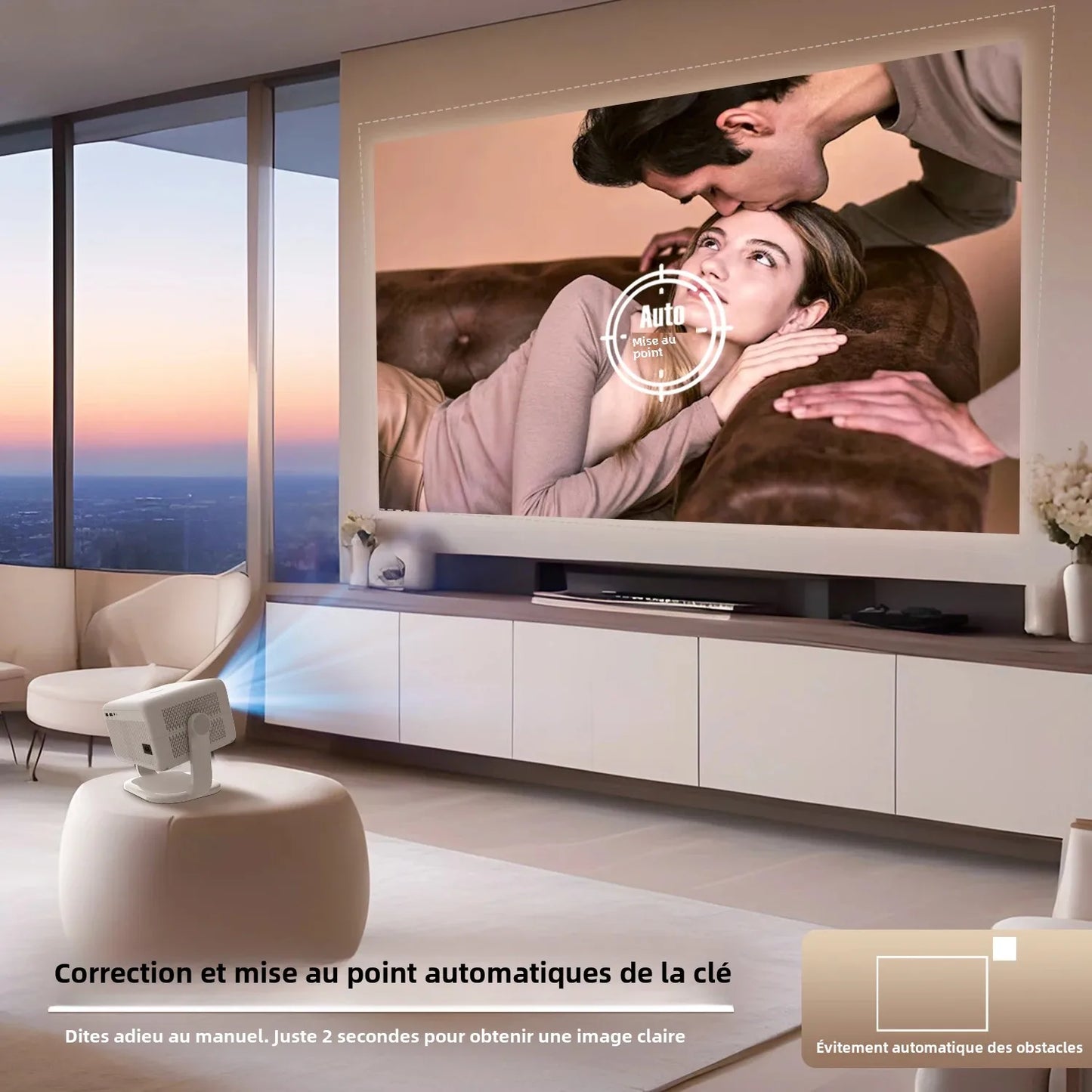 Magcubic – projecteur natif 1080P 650ANSI 4K Android11 L018, avec Correction automatique du Keystone, mise au point, Wifi6 BT5.2, film Portable pour l'extérieur