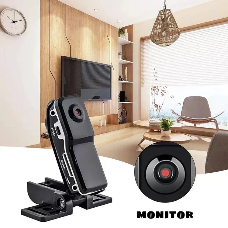 Mini caméra révélatrice HD pour la maison et le bureau, support de caméscope corporel, enregistrement vidéo portable, caméra de sécurité nounou, petite voiture de sport, webcam DVR