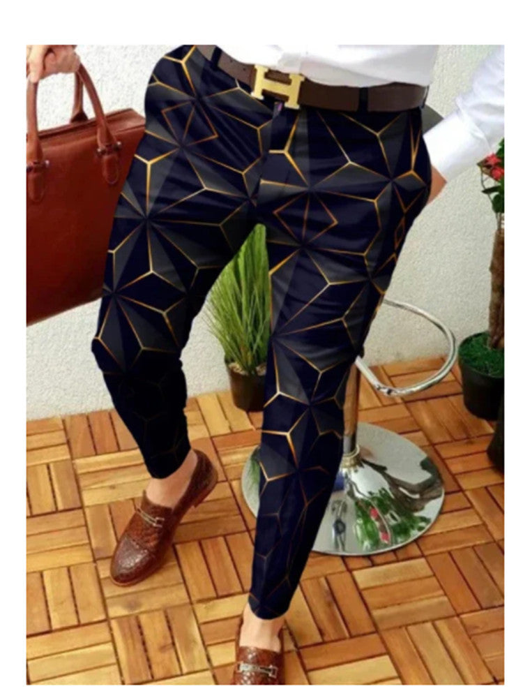 Men’s Cotton Blend Straight Pants – Casual & Comfortable