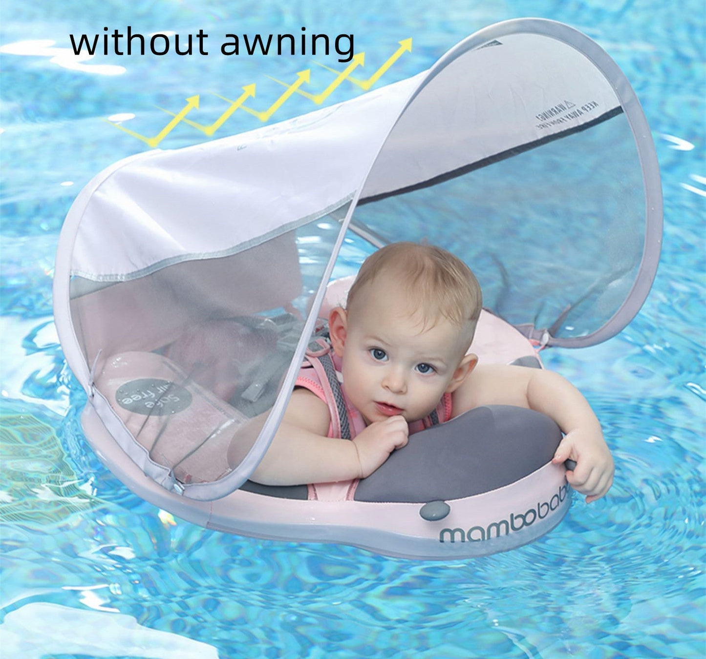 Infant And Toddler Swimming Ring Sunscreen And Sunshade