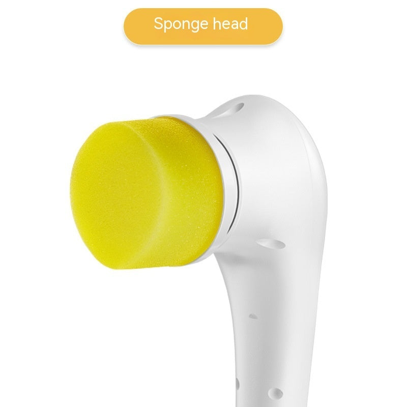Brosse à vaisselle électrique multifonctionnelle pour la cuisine et la maison, outil de nettoyage pour baignoire, évier, salle de bain, carrelage, perceuse, ensemble de 5 têtes