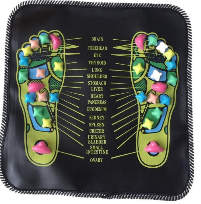 Reflexzonenmassage Fußmassage-Pad Kopfsteinpflaster Spaziergang Massagematte Schmerzlinderung Gesundheitspflege Akupressurmatte