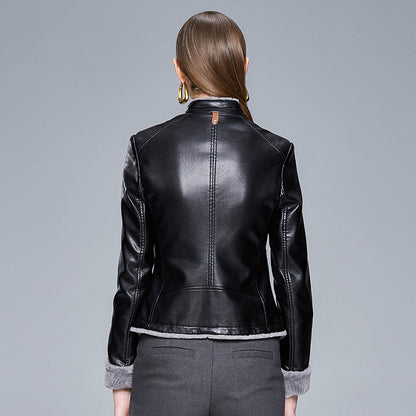 Manteau grande taille coupe slim coréen pour femme, automne-hiver, Kafrandi, disponible en grande taille, avec fourrure en coton et une fourrure
