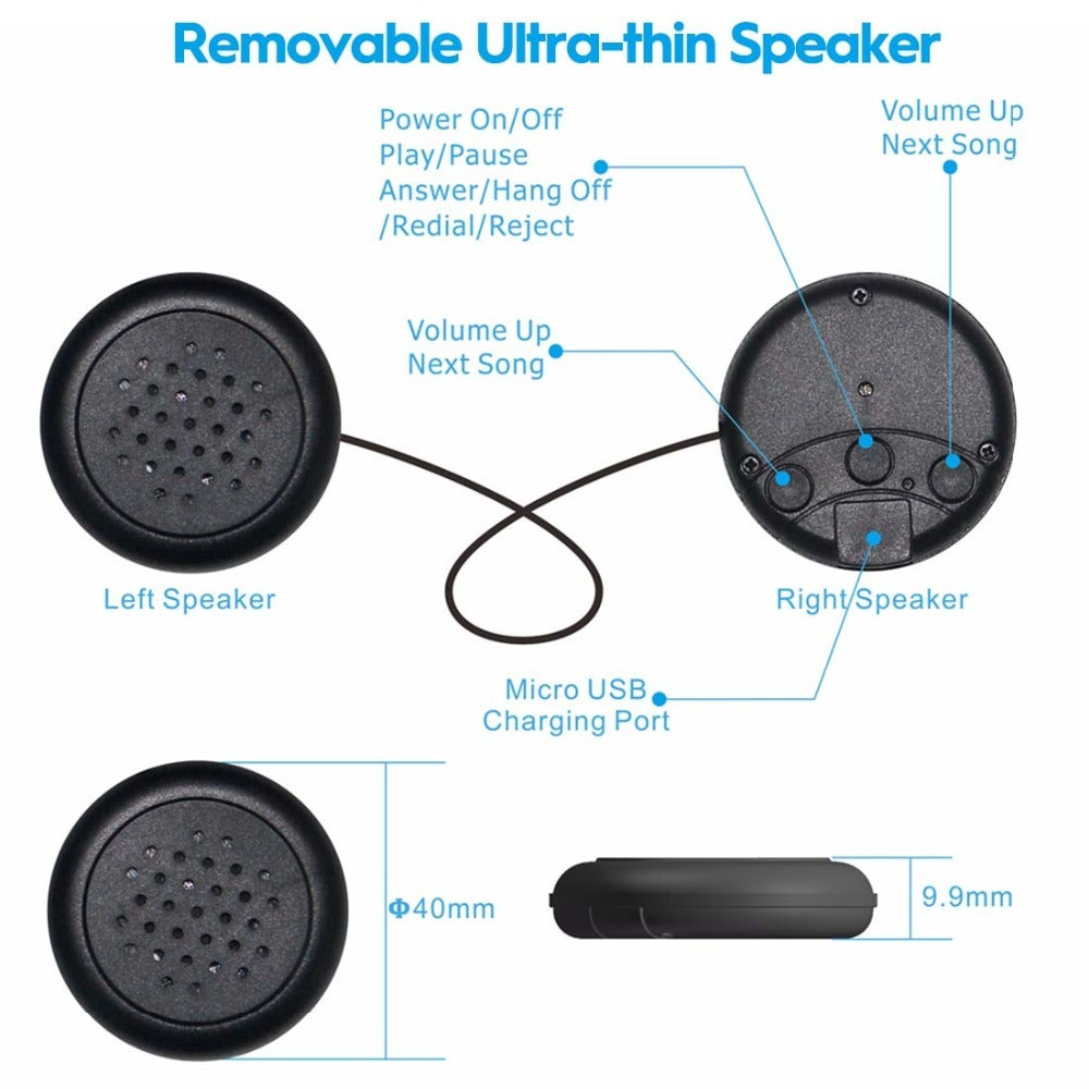 Bluetooth-Headset mit Tier-Stirnband, Schlafmaske 