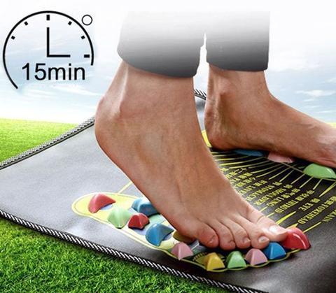 Reflexzonenmassage Fußmassage-Pad Kopfsteinpflaster Spaziergang Massagematte Schmerzlinderung Gesundheitspflege Akupressurmatte