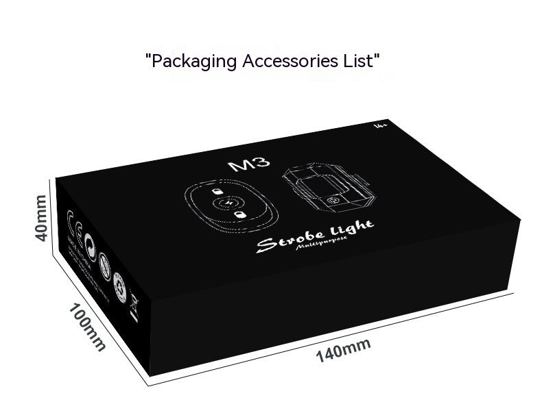 Strobe Light Remote Control Strobe Lamp Car Motorcycle Electric Vehicle Bicycle Modification