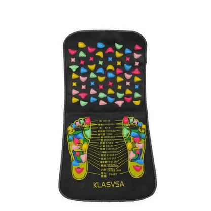 Reflexzonenmassage Fußmassage-Pad Kopfsteinpflaster Spaziergang Massagematte Schmerzlinderung Gesundheitspflege Akupressurmatte