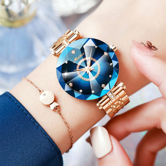 Fashion Quartz Watch – Lake Blue