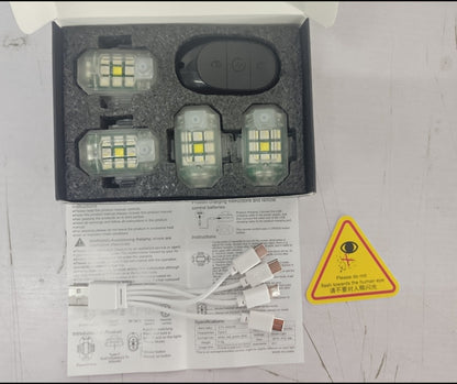 Strobe Light Remote Control Strobe Lamp Car Motorcycle Electric Vehicle Bicycle Modification