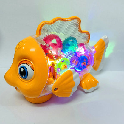 Elektrische Ausrüstung Goldfisch Spielzeug Lichter Musik Universal Walking