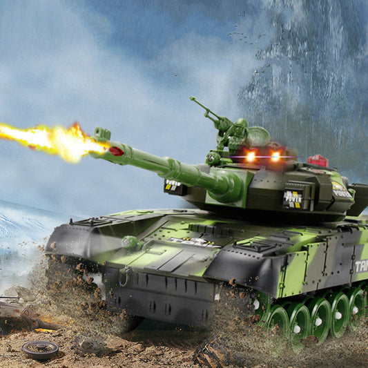 Ferngesteuertes Panzer-Spielzeugauto kann Ketten-Geländefahrzeug starten