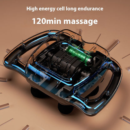 Multi-Head Massage Gun – Full Body Deep Tissue Massager with 16 Heads