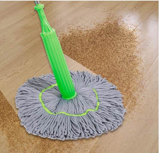 Rotary Hand-Free Floor Mop – 360° Spin Cleaning Stick