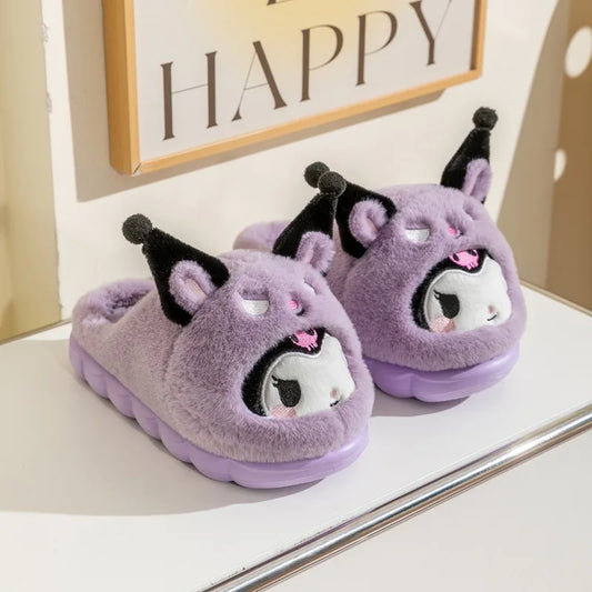 PANTOUFLE MAUVE