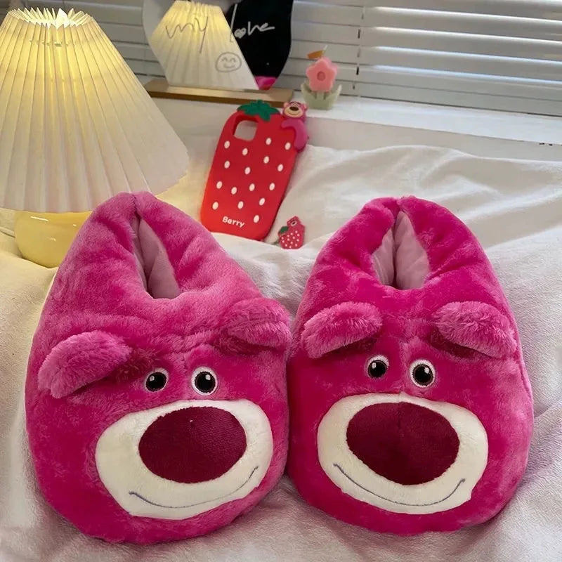 PANTOUFLESPELUCHEROUGE6