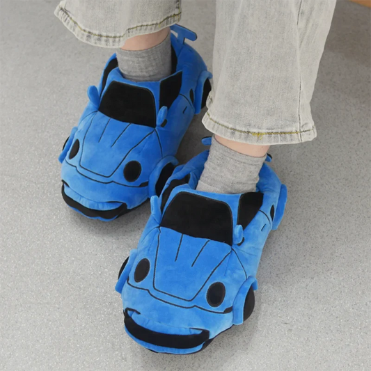 PANTOUFLES BLEU CAR