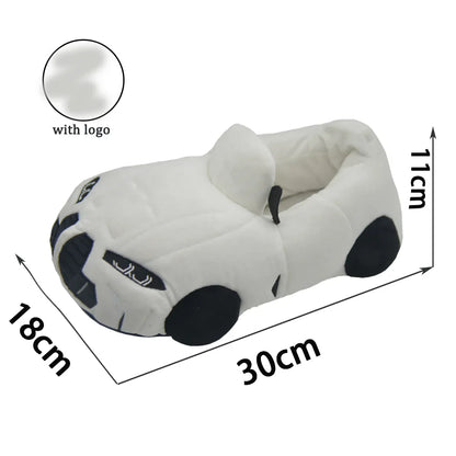 PANTOUFLES BLEU CAR