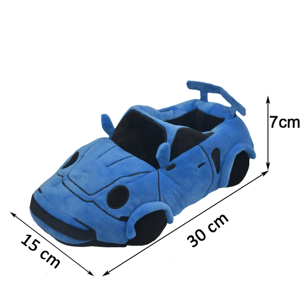 PANTOUFLES BLEU CAR