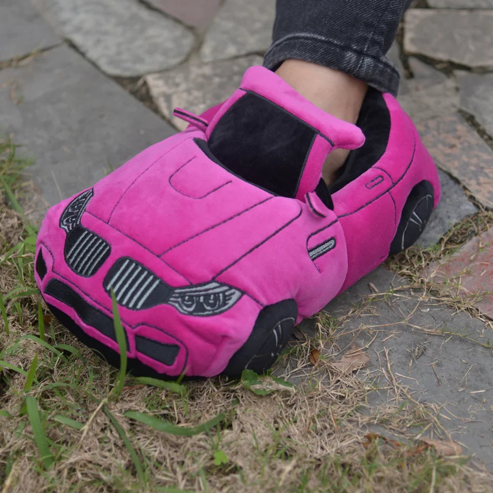 PANTOUFLES BLEU CAR