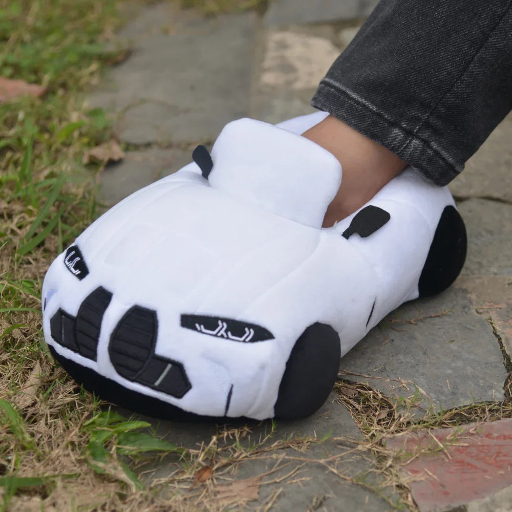 PANTOUFLES BLEU CAR