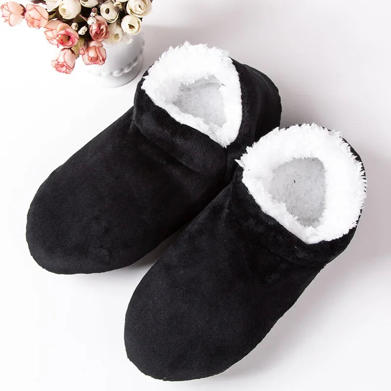 PANTOUFLES EN COTTON BLEU