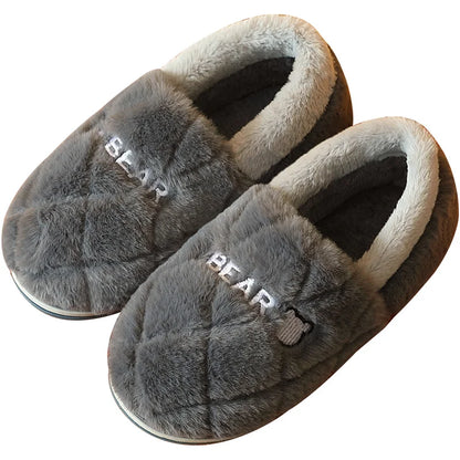 PANTOUFLES À MOTIF