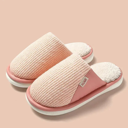 PANTOUFLES À RAYURE