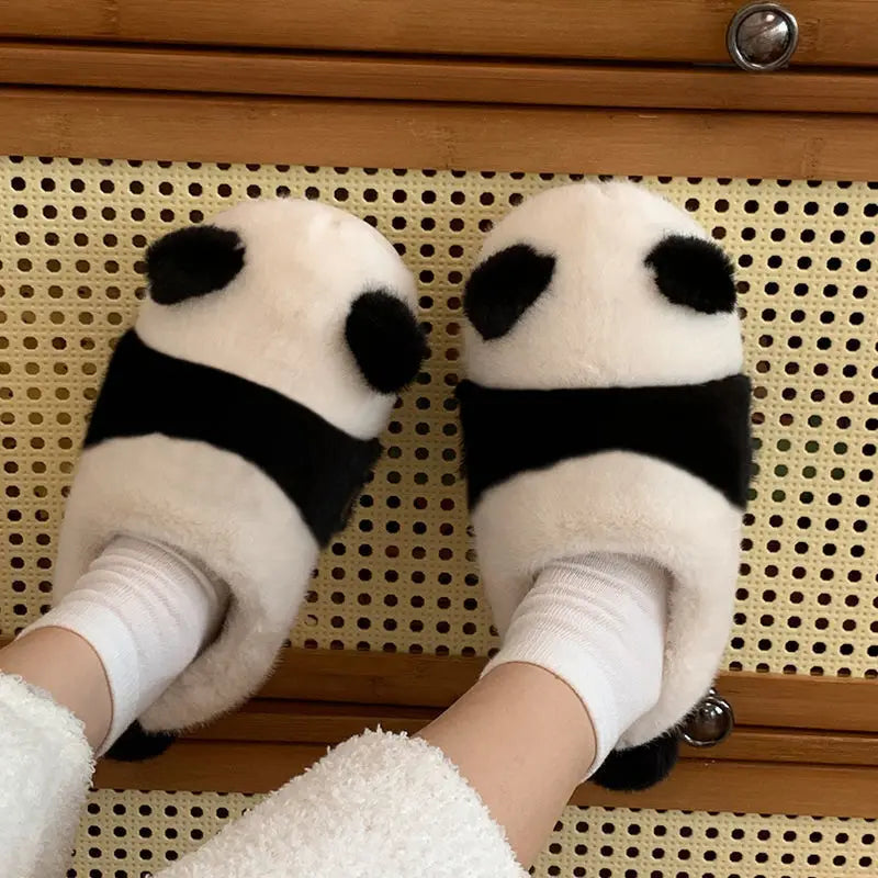 PANTOUFLES SOUPLES NOIR ET BLANC