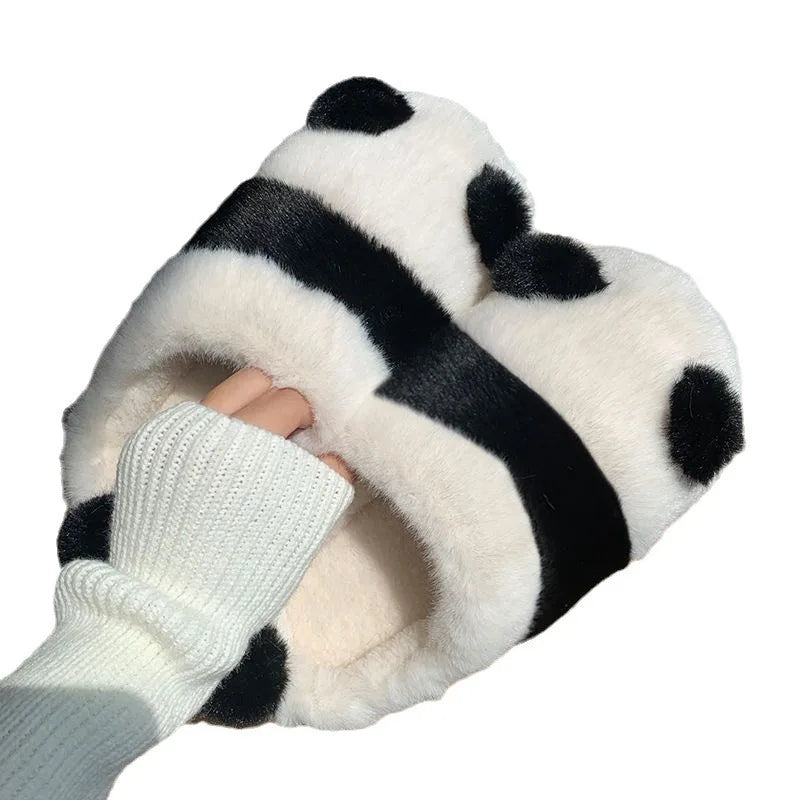 PANTOUFLES SOUPLES NOIR ET BLANC