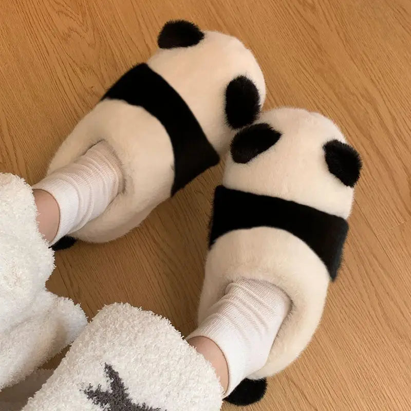 PANTOUFLES SOUPLES NOIR ET BLANC