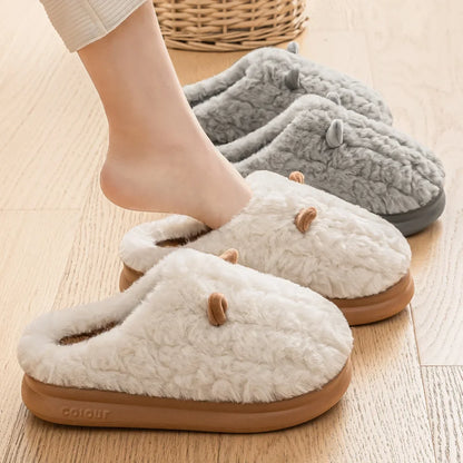 Pantoufle fourrées homme robustes