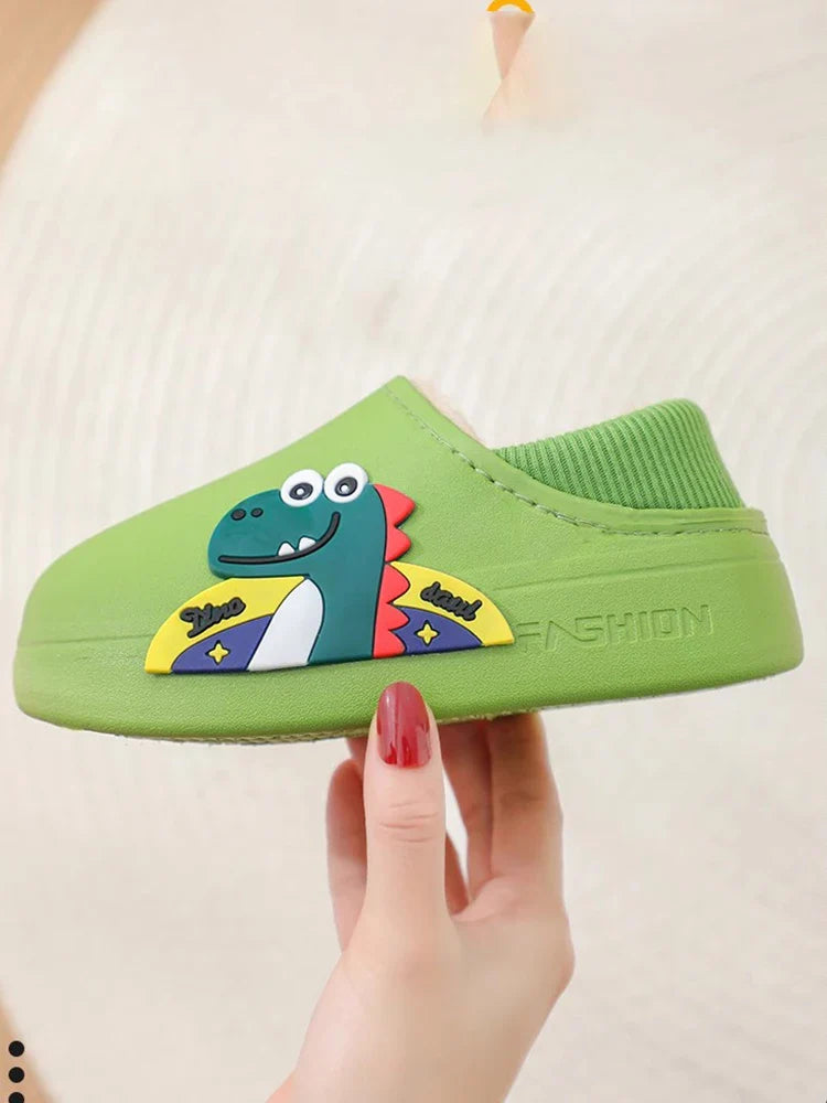 Pantoufle Dinosaure Garçon Fille5