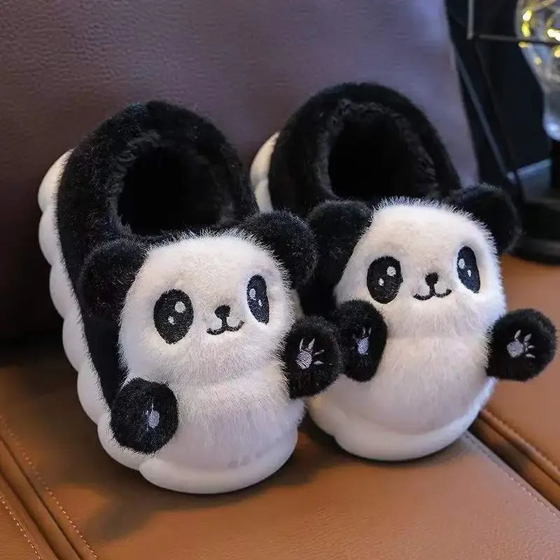 Pantoufle noir et blanc pour enfant66