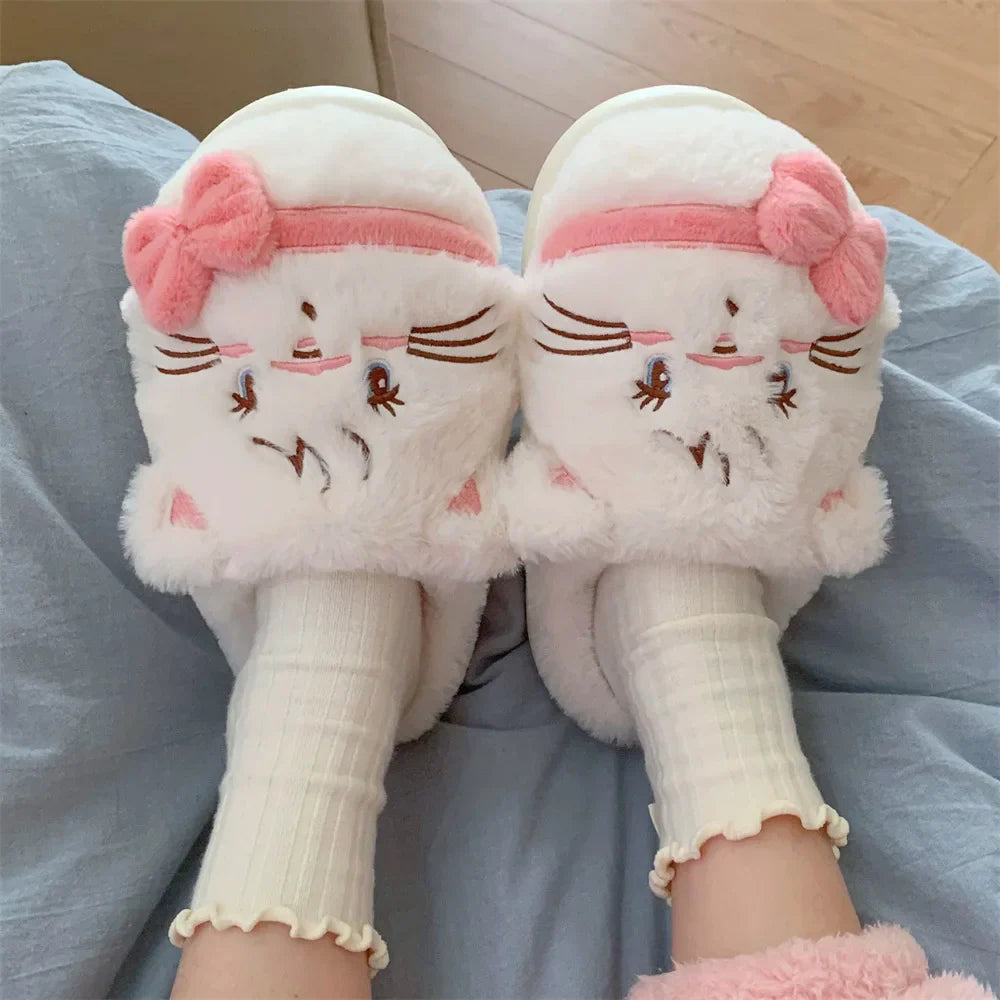 Pantoufle rembourrées en coton fille3