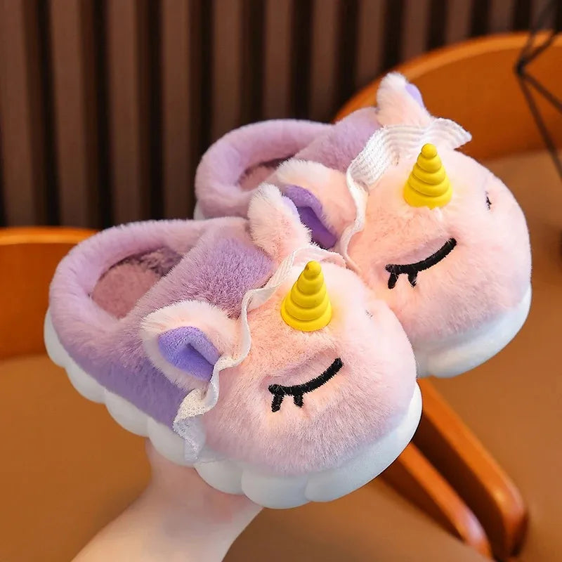 Pantoufles licorne pour Enfant2