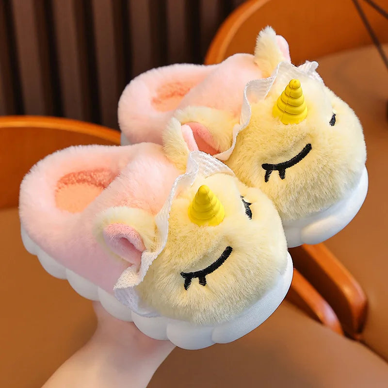 Pantoufles licorne pour Enfant5