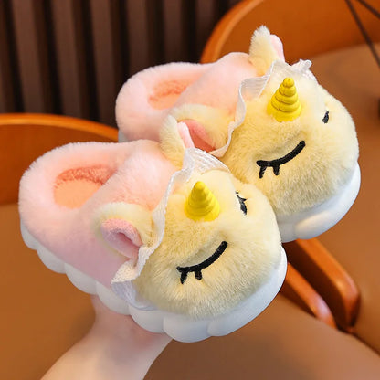 Pantoufles licorne pour Enfant5