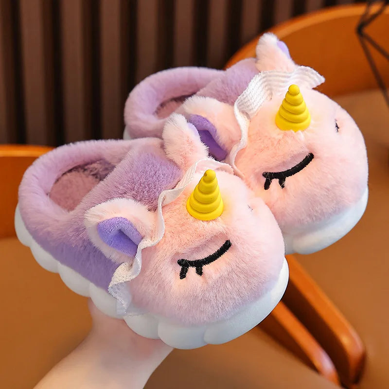 Pantoufles licorne pour Enfant6
