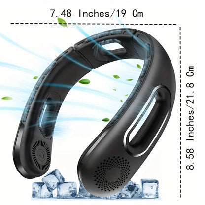 Portable Rechargeable Neck Fan