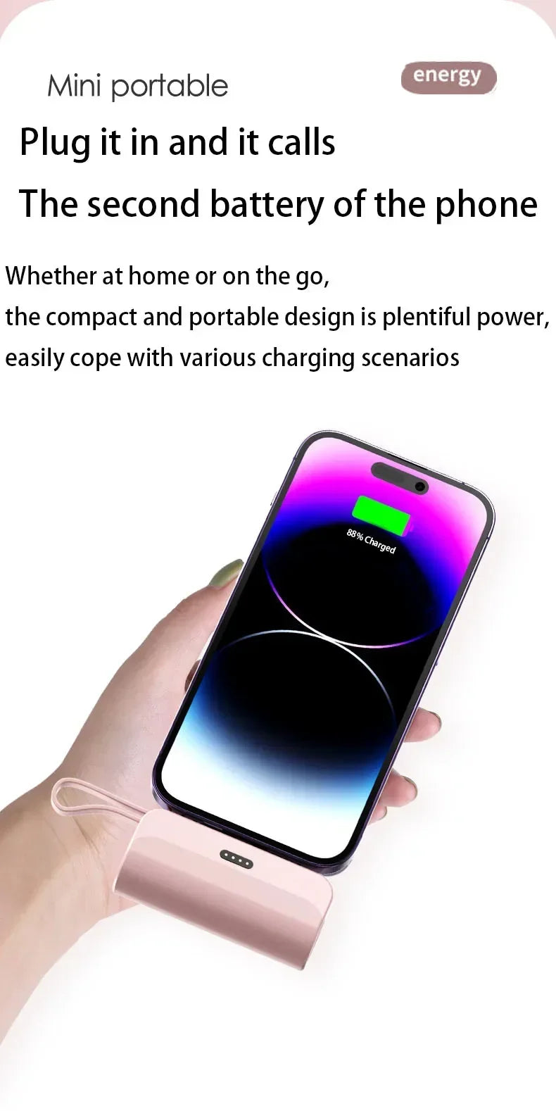 Purfield Mini Capsule Power Bank